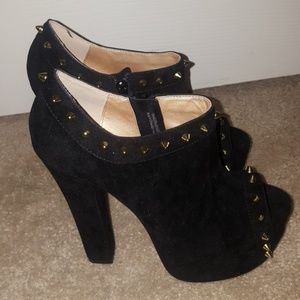 Platform Peeptoe Heel